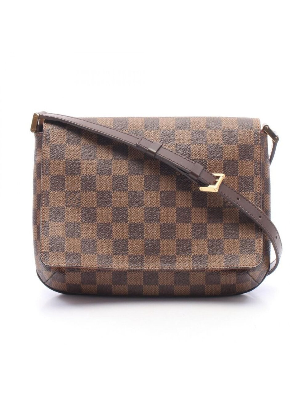 Louis Vuitton Shoulder Bag Musette Tango Short Strap Damier Ebene Leather